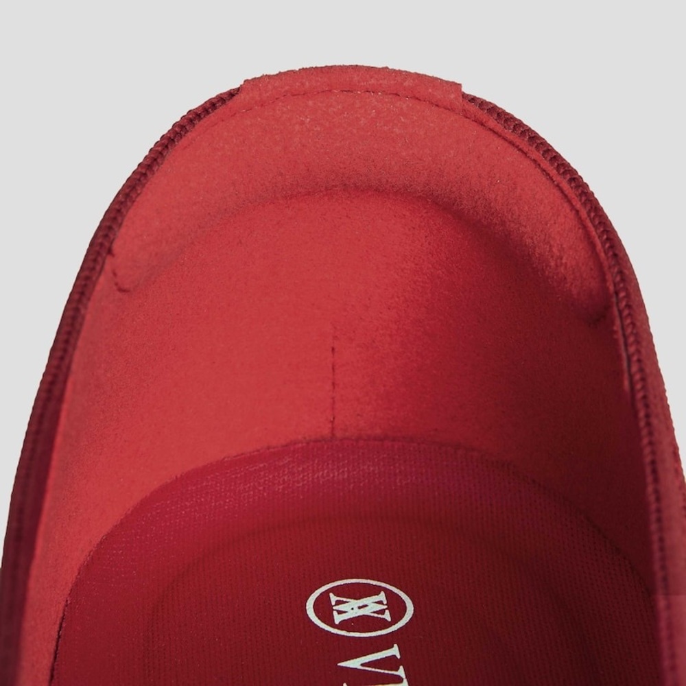 Red Women's Flats - Picture 3 of 16